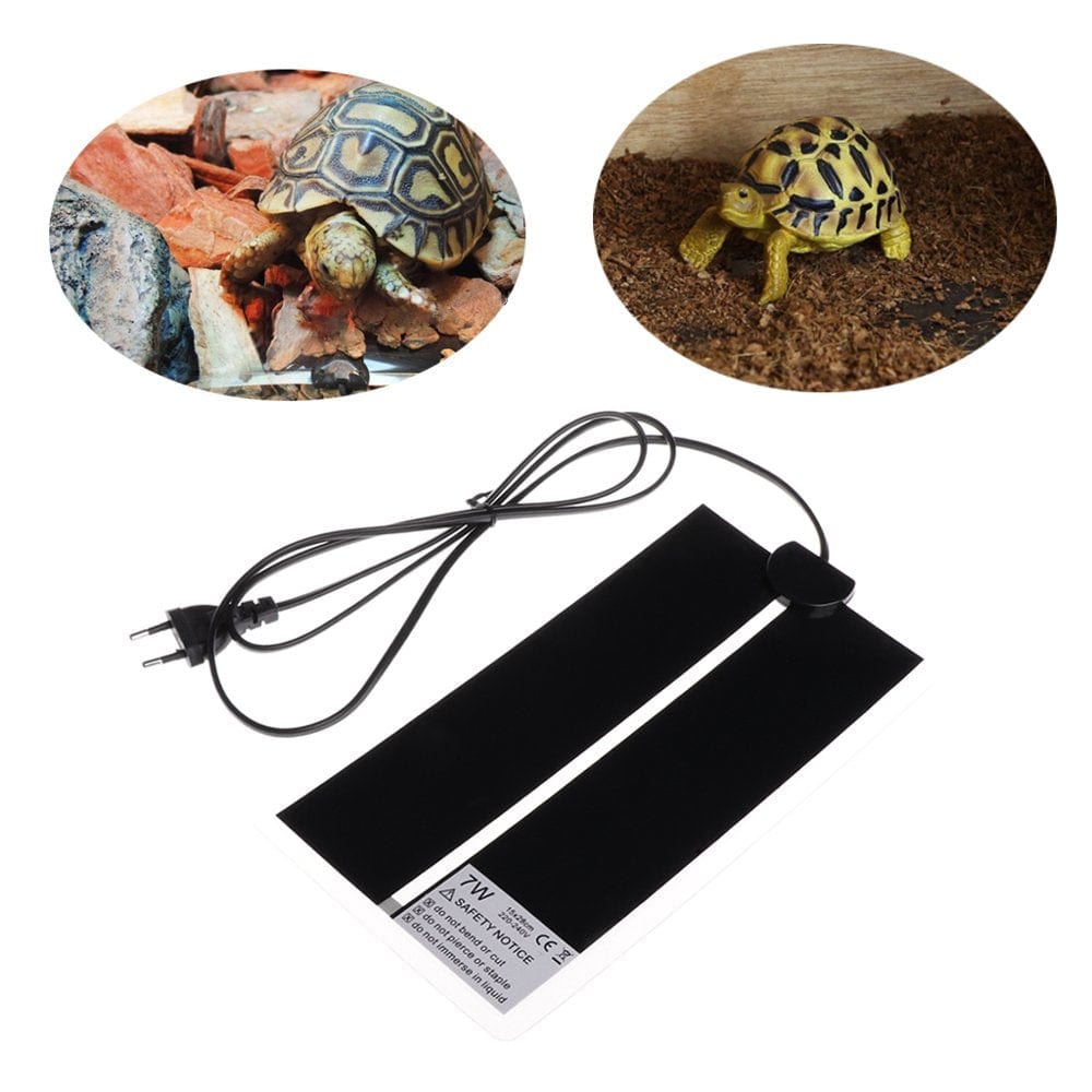 25.6"X11" Reptile Heating Mat for Turtle Snake Lizard for Frog Spider Amphibians Terrarium Reptile Habitat Supplies Animals & Pet Supplies > Pet Supplies > Reptile & Amphibian Supplies > Reptile & Amphibian Substrates TENSUNCH   