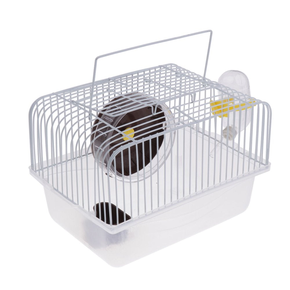 Pet Hamster Cage Easy DIY Portable Habitat, Critter Dwarf Hamster Gerbil Mouse Small Animal Travel Cage Coffee Animals & Pet Supplies > Pet Supplies > Small Animal Supplies > Small Animal Habitats & Cages perfk   