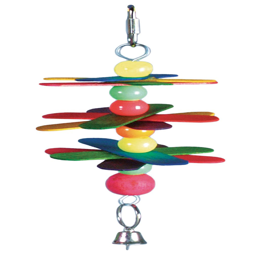 Prevue Pet Products Flower Power Bird Toy with Wood Stacking Sticks Animals & Pet Supplies > Pet Supplies > Bird Supplies > Bird Toys PREVUE PET PRODUCTS   