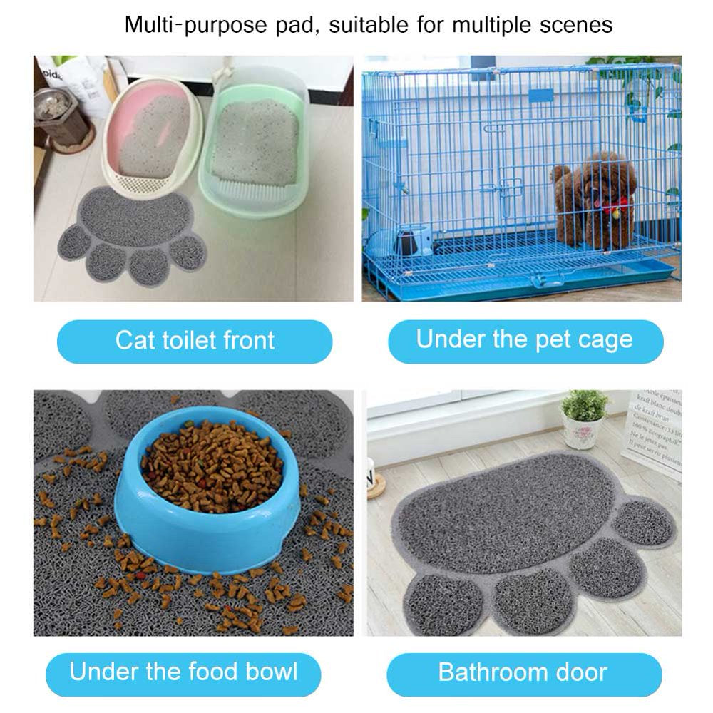 Cats Litter Trapping Mats Pads 30*40Cm PVC Elastic Fiber Mats for Cats Litter Boxes New Animals & Pet Supplies > Pet Supplies > Cat Supplies > Cat Litter Box Mats Sunshine   