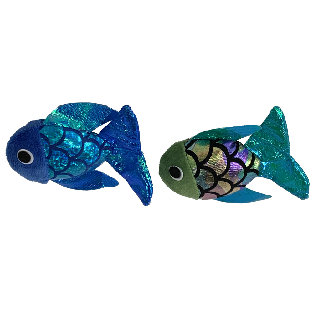 Vibrant Life Sparkle Fish Cat Toy, 2 Pack Animals & Pet Supplies > Pet Supplies > Cat Supplies > Cat Toys Vibrant Life   