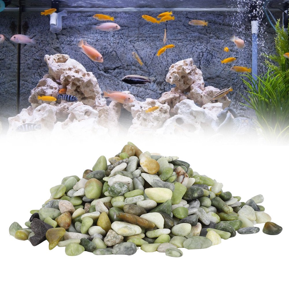 Landscape Fish Tanks Gravel Decoration Landscaping Aquarium Bottom Sand Natural Pebbles Stone 1Kg Animals & Pet Supplies > Pet Supplies > Fish Supplies > Aquarium Gravel & Substrates LYUMO   