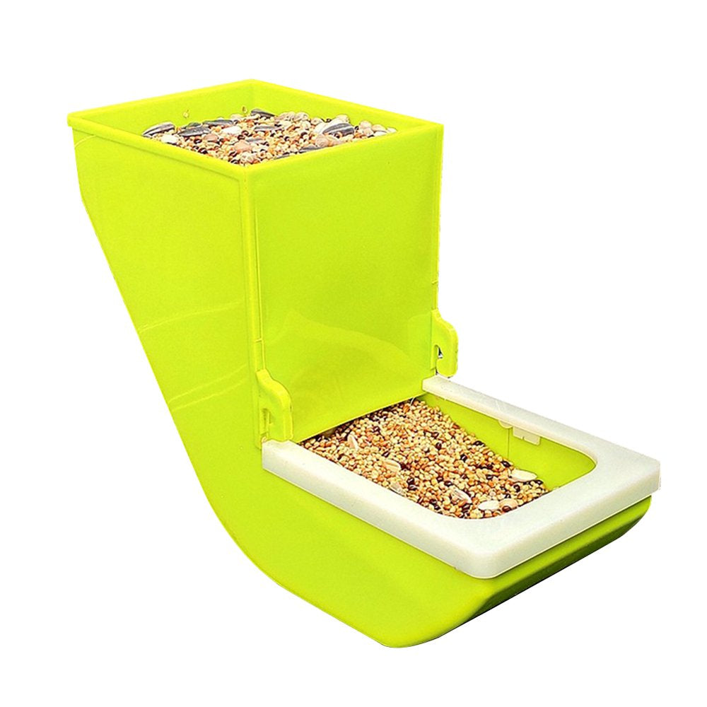 Pet Enjoy Parrot Automatic Feeder,No-Mess Bird Feeder,Large Capacity Bird Seed Food Container Cage Accessories for Budgerigar Canary Cockatiel Animals & Pet Supplies > Pet Supplies > Bird Supplies > Bird Cage Accessories Pet Enjoy   