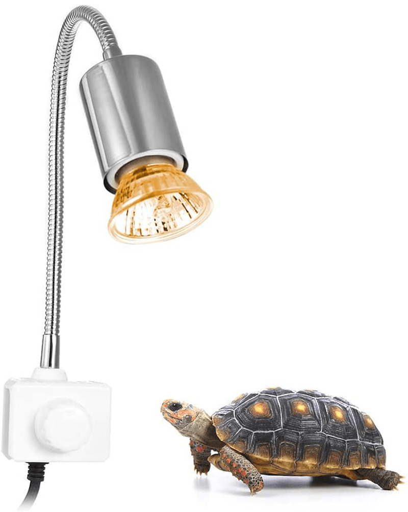 25W- 360 Degree Rotatable Heating Lamp, Adjustable Habitat Basking Heating Lamp, Heating Lamps and Holder Set with Clip and Dimmable Switch, for Reptiles Aquarium Turtle, Lizard, Snake Animals & Pet Supplies > Pet Supplies > Reptile & Amphibian Supplies > Reptile & Amphibian Habitat Heating & Lighting Dec-deal-1   