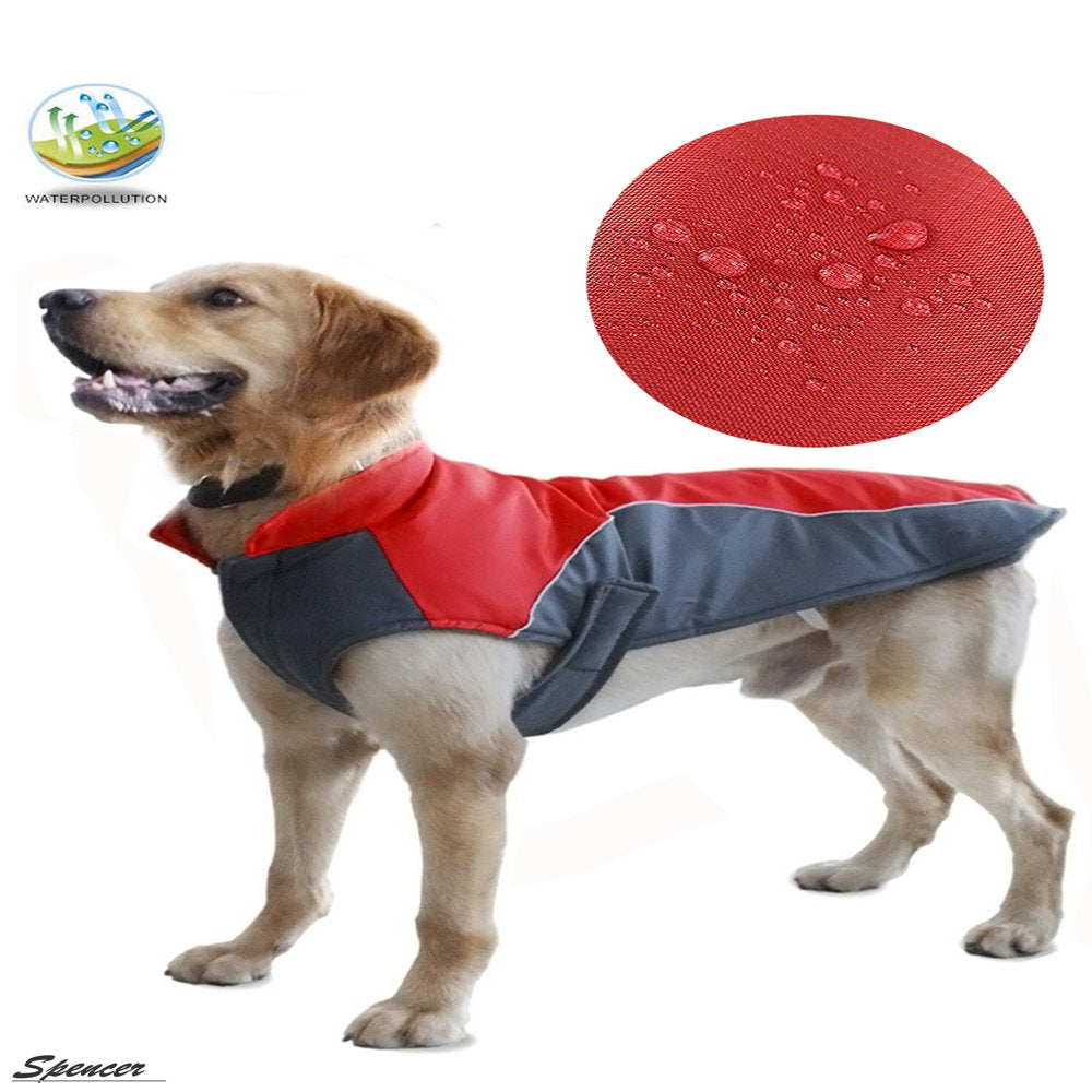 Spencer Winter Dog Coat Vest Windproof Reflective Warm Dog Jackets Pet Apparel for Small Medium Large Dogs Outdoor Walking "M-5XL" Animals & Pet Supplies > Pet Supplies > Dog Supplies > Dog Apparel Spencer   