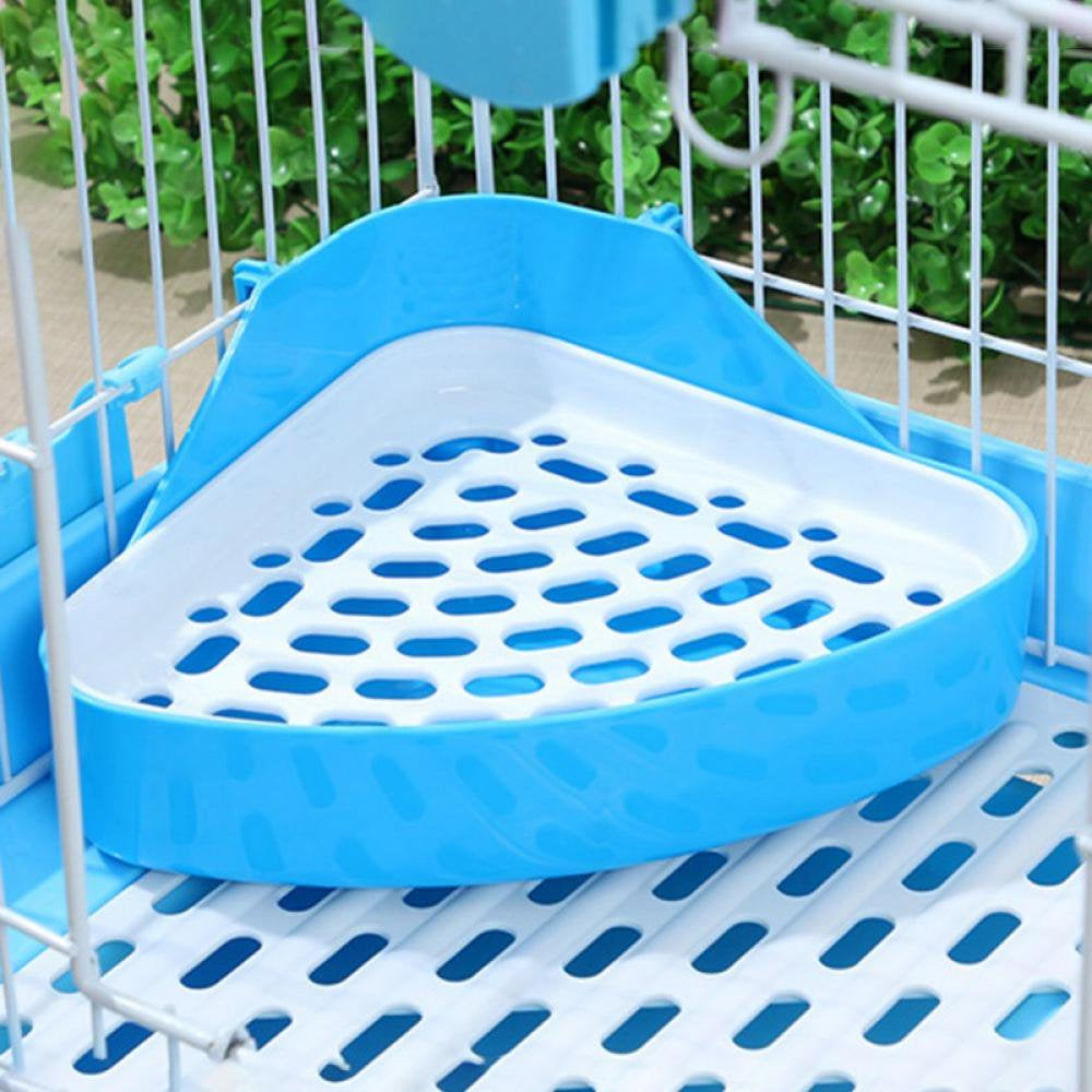 Triangle Potty Trainer Corner Litter Bedding Box Pet Pan for Small Animal/Baby Rabbit/Guinea Pig/Small Chinchillas/Ferret Animals & Pet Supplies > Pet Supplies > Small Animal Supplies > Small Animal Bedding Slopehill   