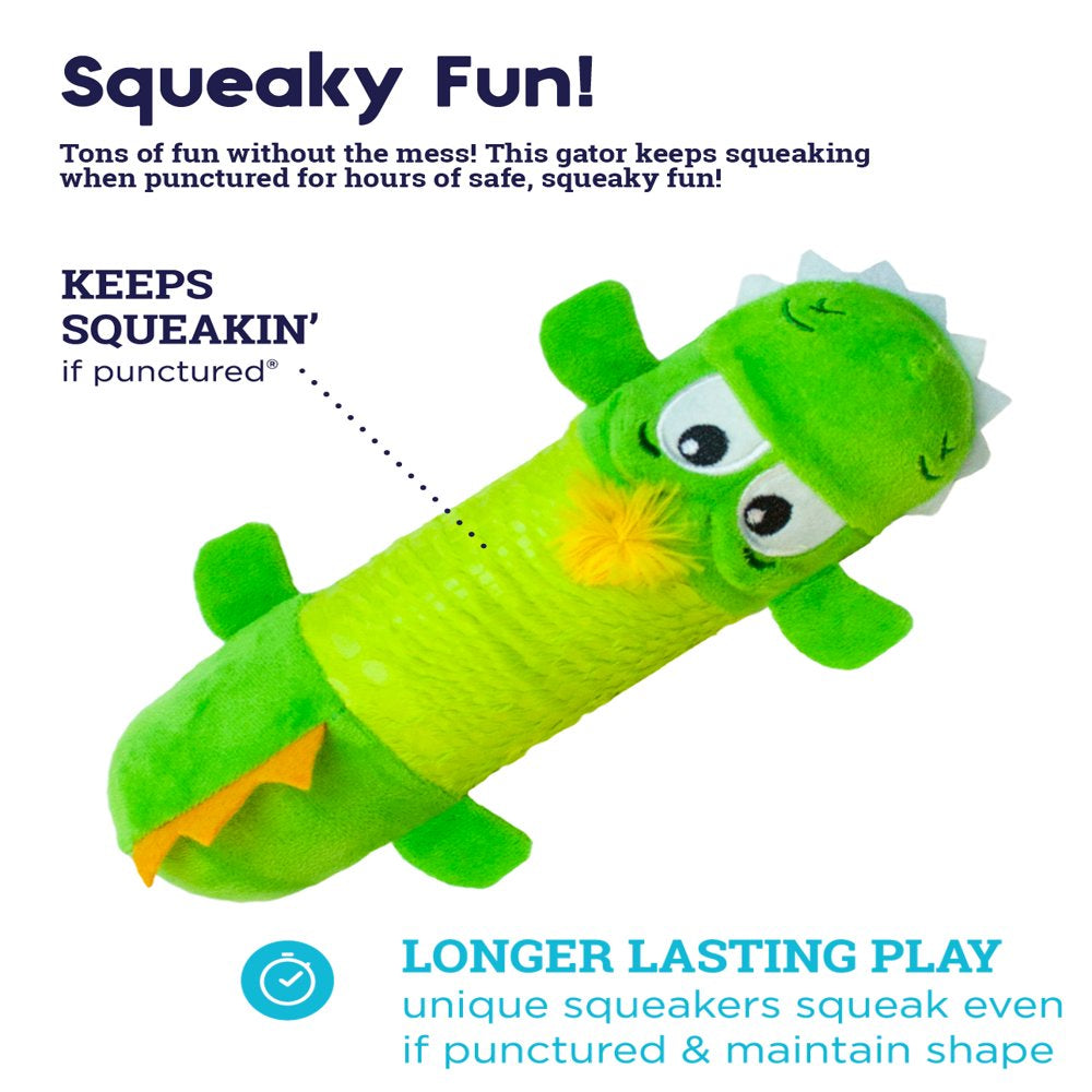 Petstages SF Big Squeak Gator Dog Toy, Green, Medium Animals & Pet Supplies > Pet Supplies > Dog Supplies > Dog Toys Outward Hound Holdings   