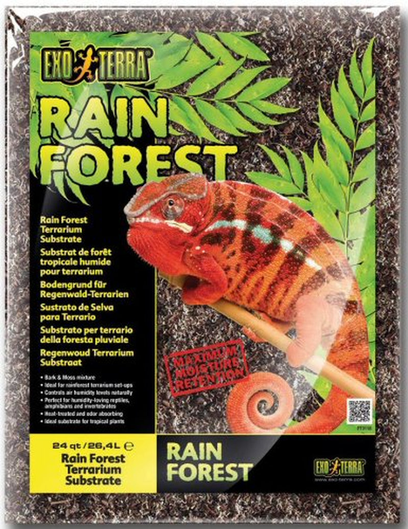 Exo Terra Rain Forest Terrarium Substrate 24 Quart Animals & Pet Supplies > Pet Supplies > Reptile & Amphibian Supplies > Reptile & Amphibian Substrates Hagen   