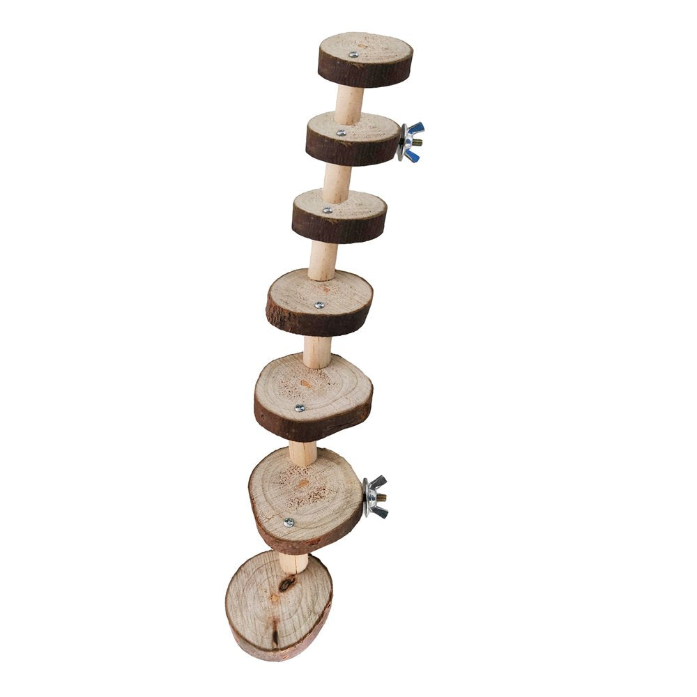 Bird Exercise Perches Stand Platform Wooden Parrot Hamster Climbing Ladder Stair Animals & Pet Supplies > Pet Supplies > Bird Supplies > Bird Ladders & Perches SANVILY   