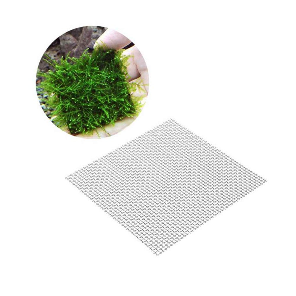 New 10Pcs Aquarium Stainless Steel Wire Mesh Pad Water Plants Fish Tank Moss Net Mat Decor Aquarium Background Animals & Pet Supplies > Pet Supplies > Fish Supplies > Aquarium Fish Nets lienary   