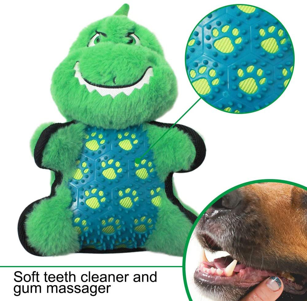 Metaku Durable Chew Toy for Dog - Dogs Puppy Teething Interactive Play Toy （Dinosaur Shape） Animals & Pet Supplies > Pet Supplies > Dog Supplies > Dog Toys Metaku   