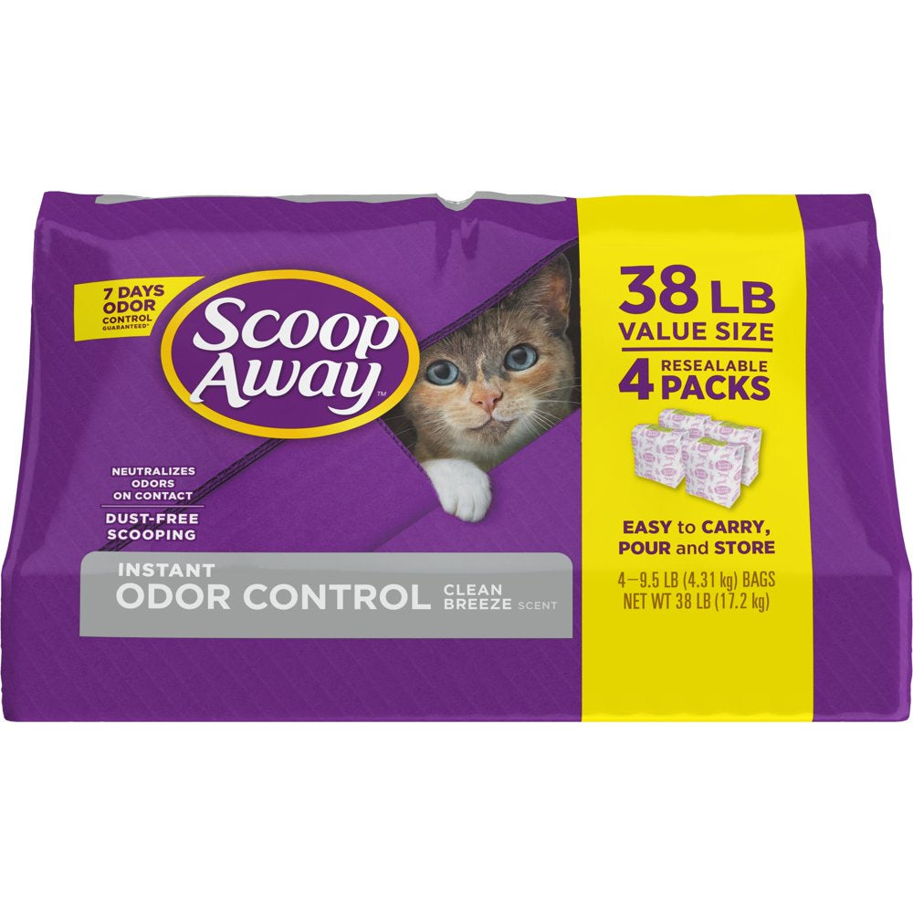 Scoop Away Extra Strength Clumping Cat Litter, Scented, 38 Lbs Animals & Pet Supplies > Pet Supplies > Cat Supplies > Cat Litter The Clorox Company   