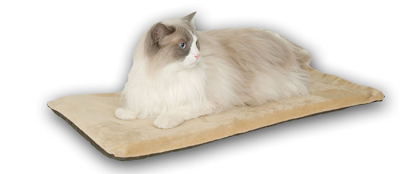 K&H Thermo Kitty Pet Cat Bed, Green Animals & Pet Supplies > Pet Supplies > Cat Supplies > Cat Beds K&H Pet Products Beige  