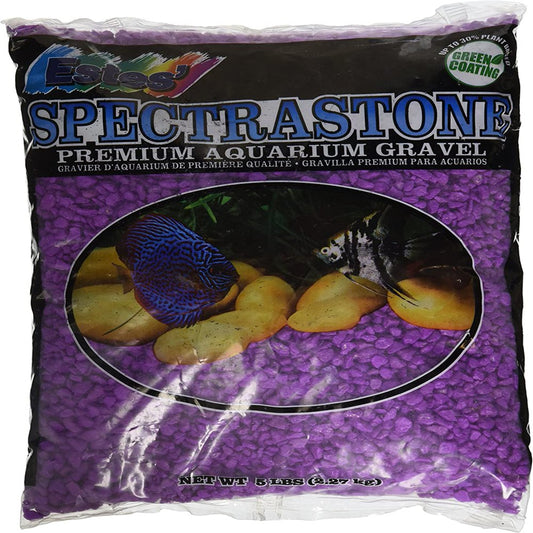 Spectrastone Permaglo Lavender Aquarium Gravel for Freshwater Aquariums, 5-Pound Bag