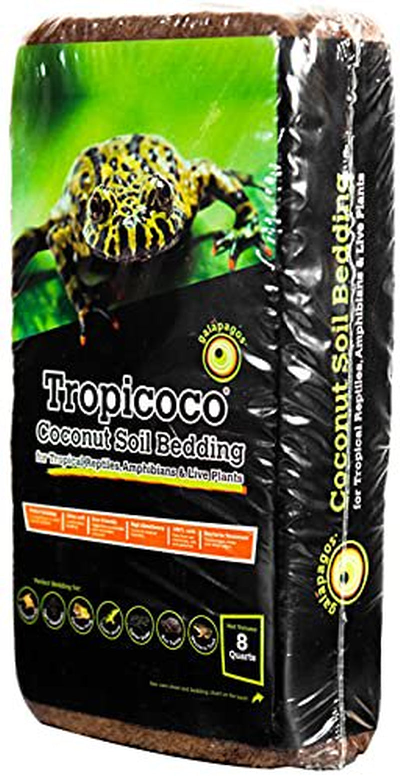 Galapagos (05010 Tropicoco Coconut Soil Bedding, 8-Quart, Natural Animals & Pet Supplies > Pet Supplies > Reptile & Amphibian Supplies > Reptile & Amphibian Substrates GALAPAGOS   