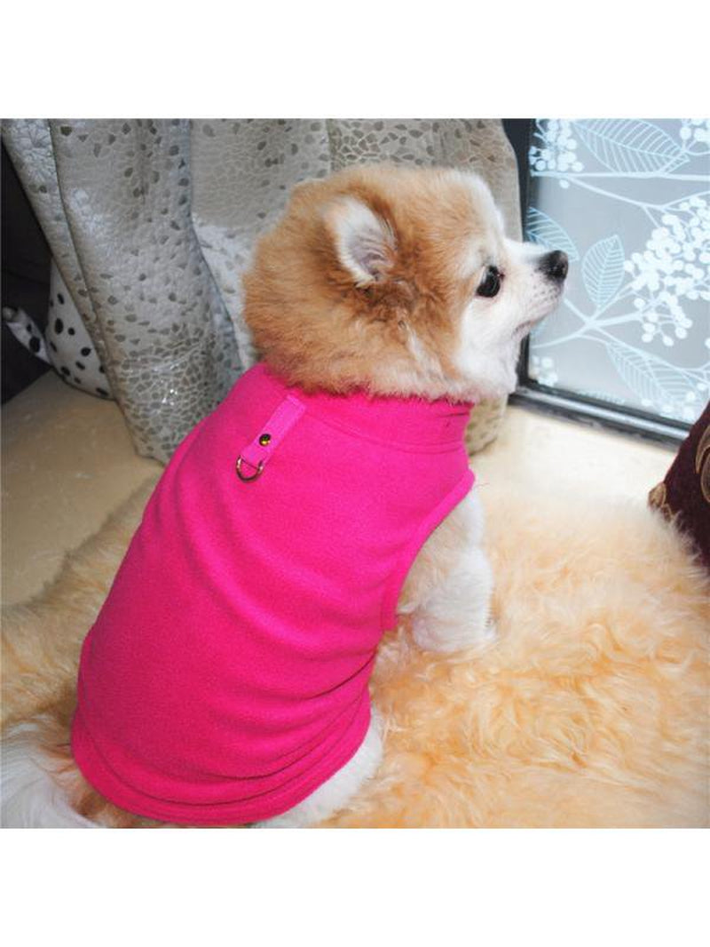 Pet Dog Warm Coat Sweater Puppy Fleece Jacket Outwear Apparel Animals & Pet Supplies > Pet Supplies > Dog Supplies > Dog Apparel Catlerio   