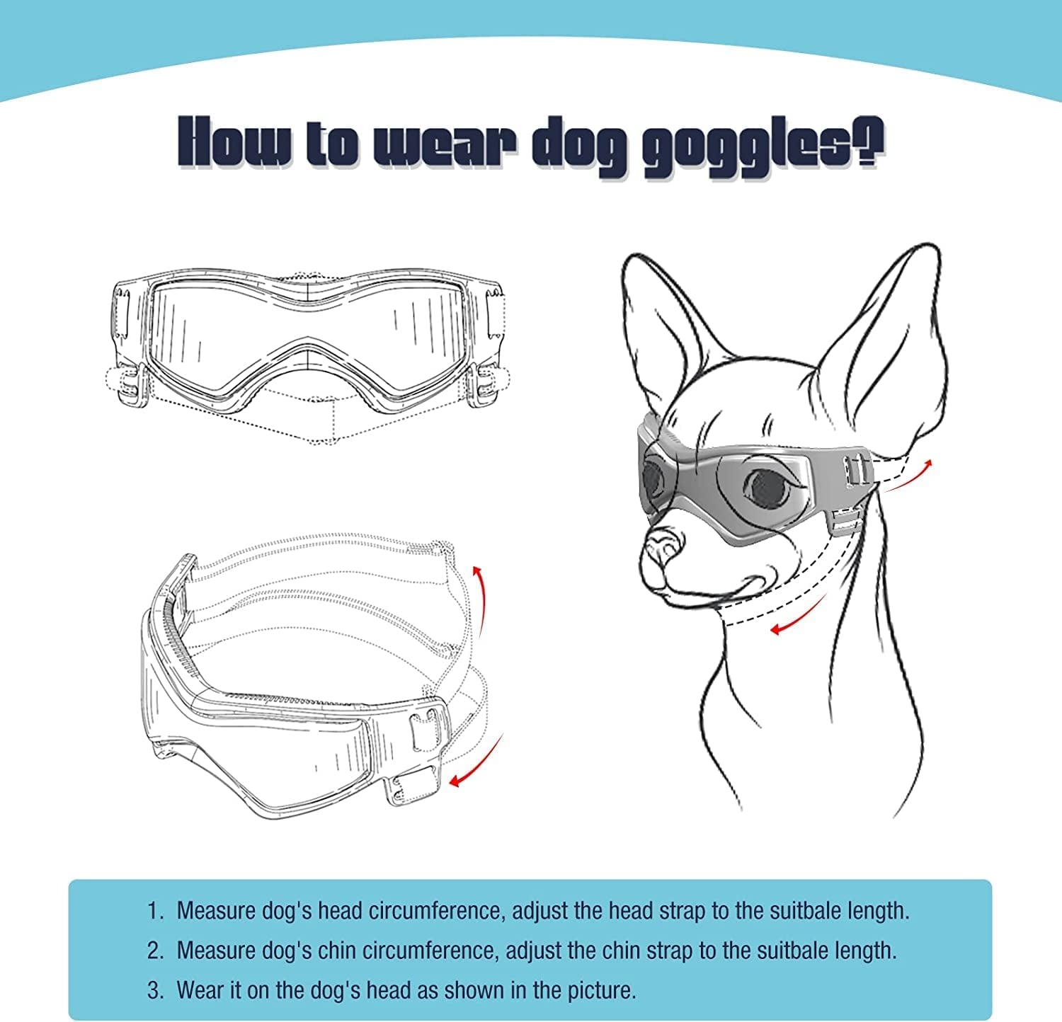 PETLESO Dog Goggles for Small Dogs with Helmet, 2Pcs Dog Sunglasses and Hemet Set for Small Medium Dog Outdoor Driving Walking, Black Animals & Pet Supplies > Pet Supplies > Dog Supplies > Dog Apparel PETLESO   