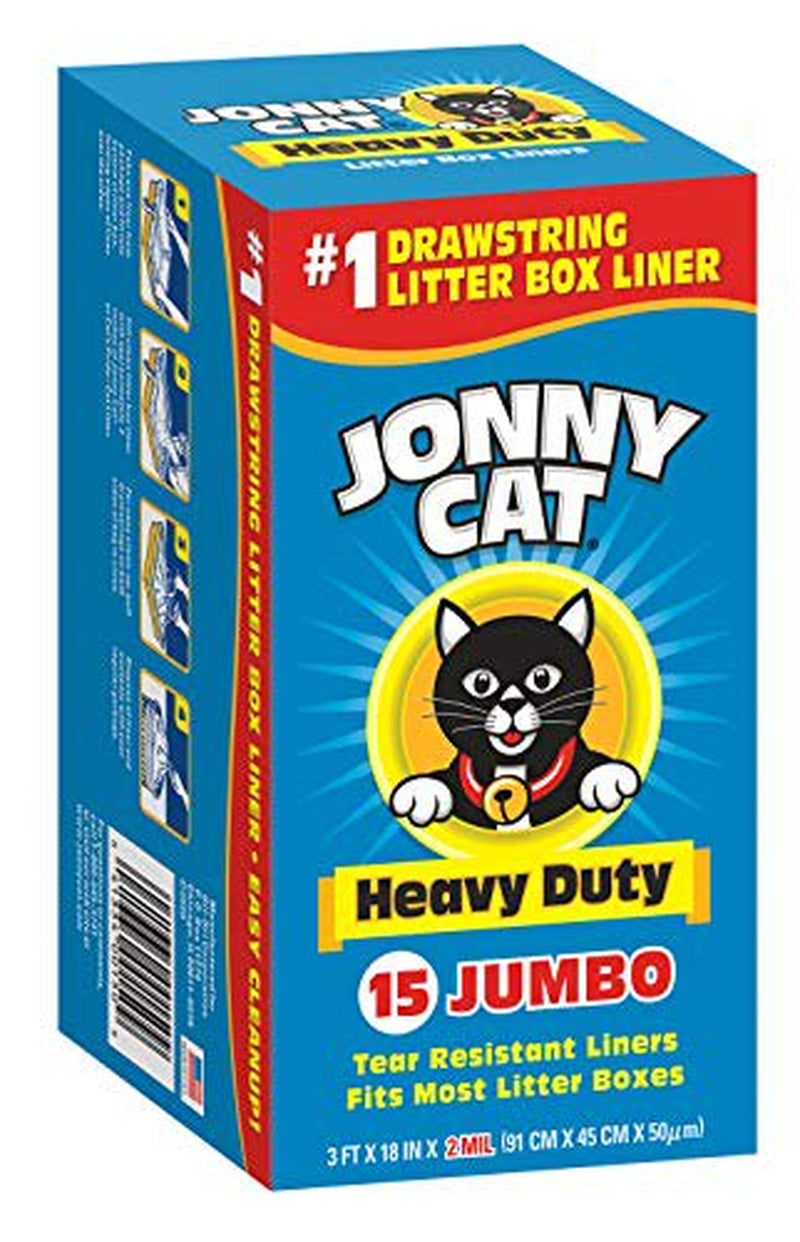 Jonny Cat Heavy Duty Drawstring Cat Litter Box Liners Animals & Pet Supplies > Pet Supplies > Cat Supplies > Cat Litter Box Liners Oil Dri Corporation of America   