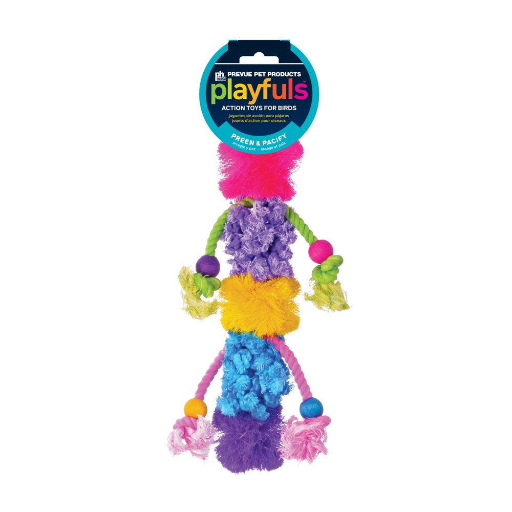 Prevue Pet Products Playfuls Wild-N-Wooly Bird Toy 62662 Animals & Pet Supplies > Pet Supplies > Bird Supplies > Bird Toys PREVUE PET PRODUCTS   