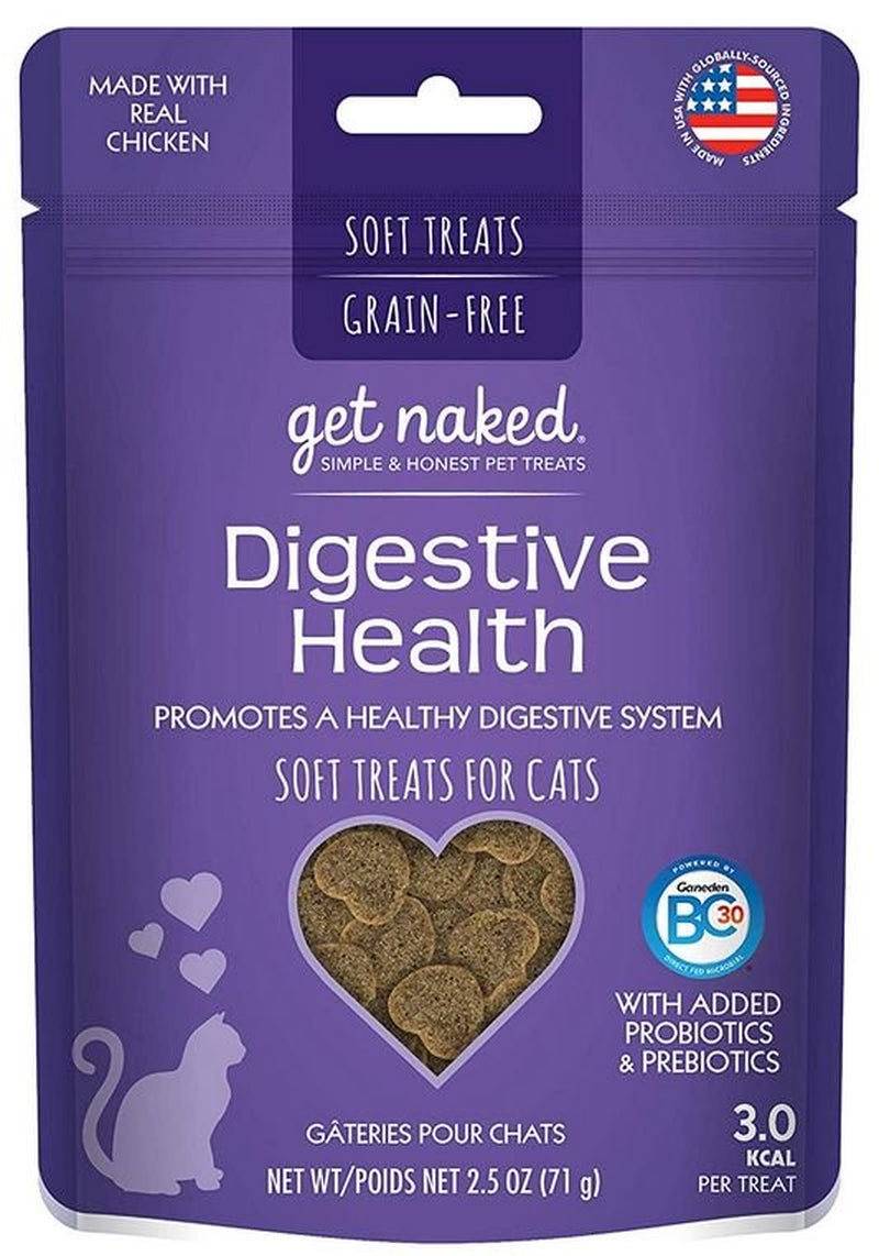 Get Naked Get Naked Furball Relief Natural Cat Treats 2.5 Oz Pack of 4