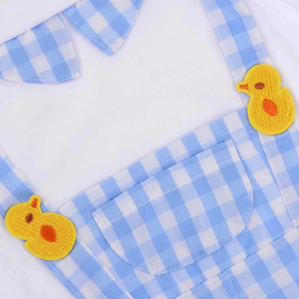 SELMAI Pet Overalls Outfits Puppy Clothes for Small Medium Dogs Boy Girls Summer Shirts with Plaid Pants Jumpsuits One Piece 4 Legs Apparel for Cats Yorkie Chihuahua Animals & Pet Supplies > Pet Supplies > Cat Supplies > Cat Apparel SELMAI   