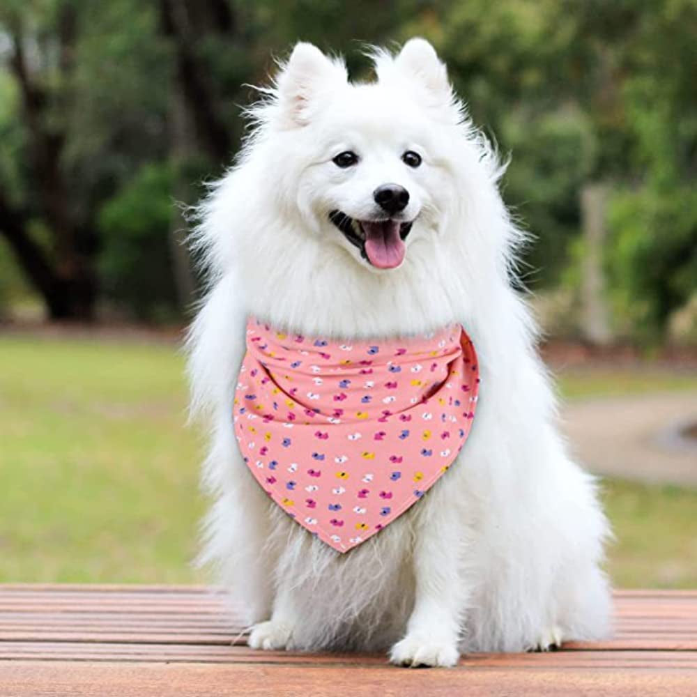 AQIYI Dog Bandana Soft Adjustable Boy Girl Dog Triangle Bibs Scarf Printed for Small Medium Pets (65 * 45 * 45Cm,Black) Animals & Pet Supplies > Pet Supplies > Dog Supplies > Dog Apparel AQIYI   