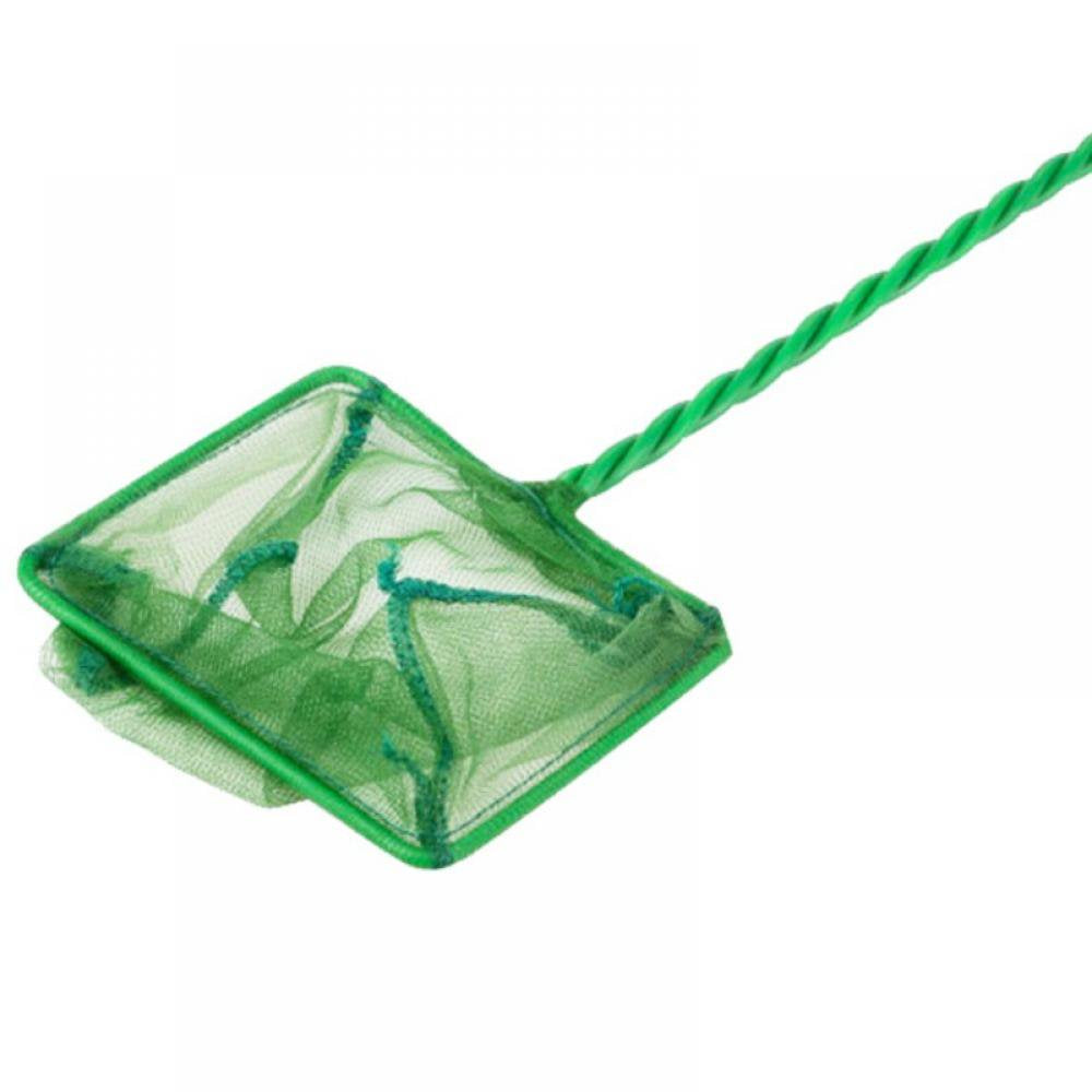 Taykoo 4 Inch Aquarium Net Fine Mesh Small Fish Catch Nets with Plastic Handle - Green Animals & Pet Supplies > Pet Supplies > Fish Supplies > Aquarium Fish Nets Taykoo   