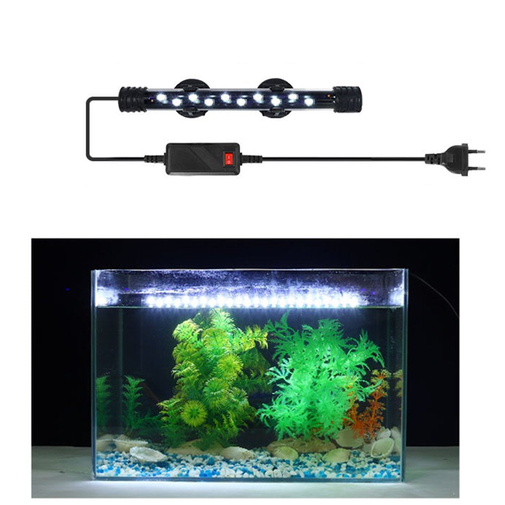 HEVIRGO Aquarium Light Fish Tank Underwater Lamp, 3 Color Light Effect LED Compact Aquariums Lighting Decoration Animals & Pet Supplies > Pet Supplies > Fish Supplies > Aquarium Lighting HEVIRGO   