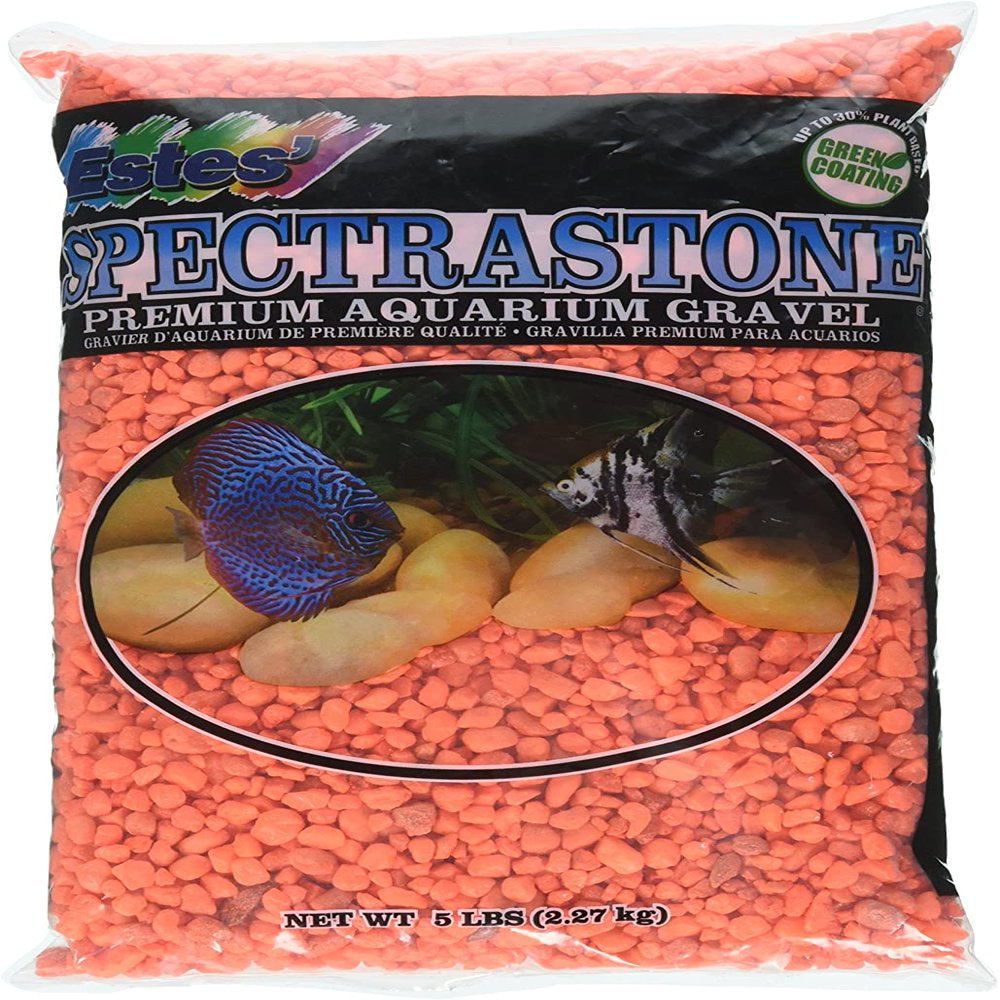 Spectrastone Permaglo Orange Aquarium Gravel for Freshwater Aquariums, 5-Pound Bag Animals & Pet Supplies > Pet Supplies > Fish Supplies > Aquarium Gravel & Substrates Spectrastone   