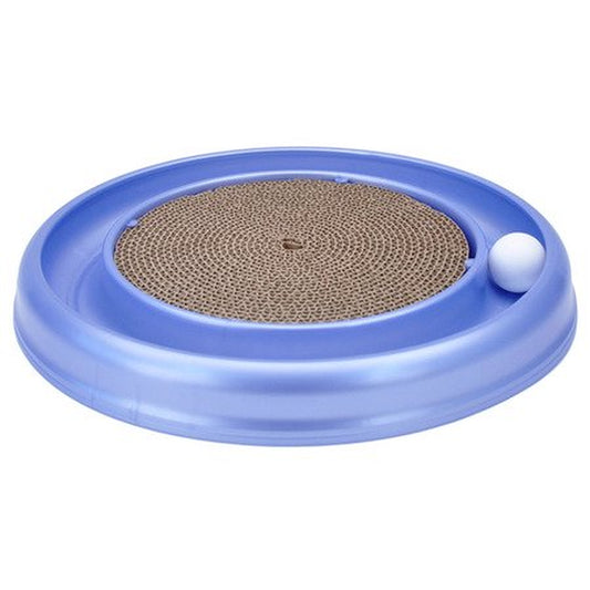 Coastal Pet Turbo Scratcher Cat Toy - Cardboard Cat Scratcher Pad with Cat Toy Ball Track and Catnip (1 Pack) Animals & Pet Supplies > Pet Supplies > Cat Supplies > Cat Toys Coastal Pet Products   