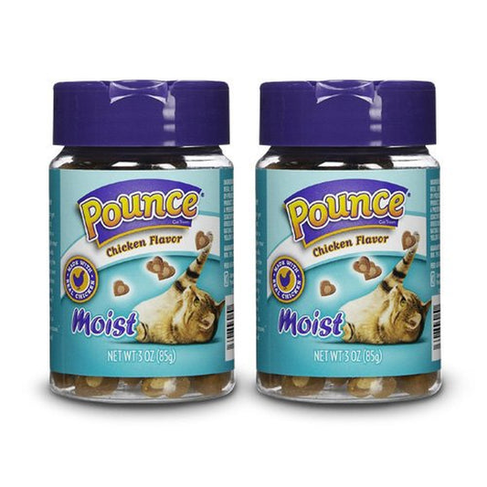 Pounce Moist Chicken Cat Treats, 3 Oz (Pack of 2) Animals & Pet Supplies > Pet Supplies > Cat Supplies > Cat Treats Pounce   