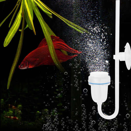OTVIAP Aquarium Air Bubble Transparent Low Pressure Nano Air Bubble Stone Diffuser Atomizer Tube Increasing Oxygen with Suction Cup for Fish Tank Aquarium Animals & Pet Supplies > Pet Supplies > Fish Supplies > Aquarium Air Stones & Diffusers OTVIAP   