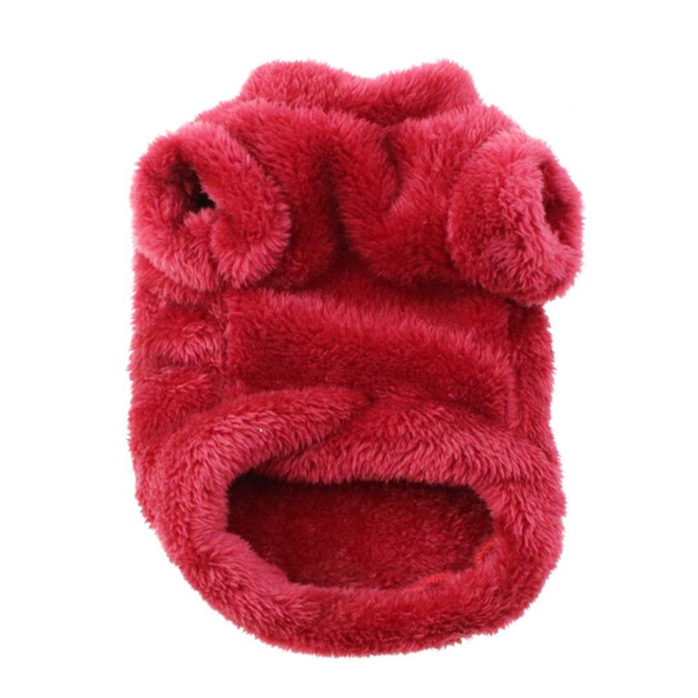 Small Dog Sweater Coat Winter Coral Fleece Puppy Clothes Warm Chihuahua Jacket Jumper Clothing Fall Pet Cat Doggy Boy Girl Shirt Apparel for Cold Weather Animals & Pet Supplies > Pet Supplies > Dog Supplies > Dog Apparel AVAIL   