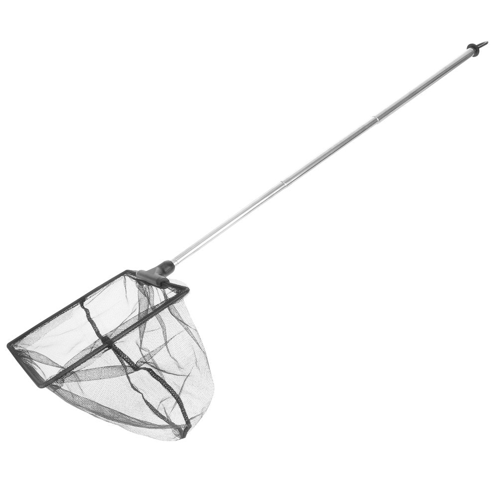 Mesh Fish Tank Net with Long Handle Telescopic Fine Mesh Fishnet with Extendable 33-60Cm Long Handle for Aquarium Lakes Ponds Fis Animals & Pet Supplies > Pet Supplies > Fish Supplies > Aquarium Fish Nets FRCOLOR   