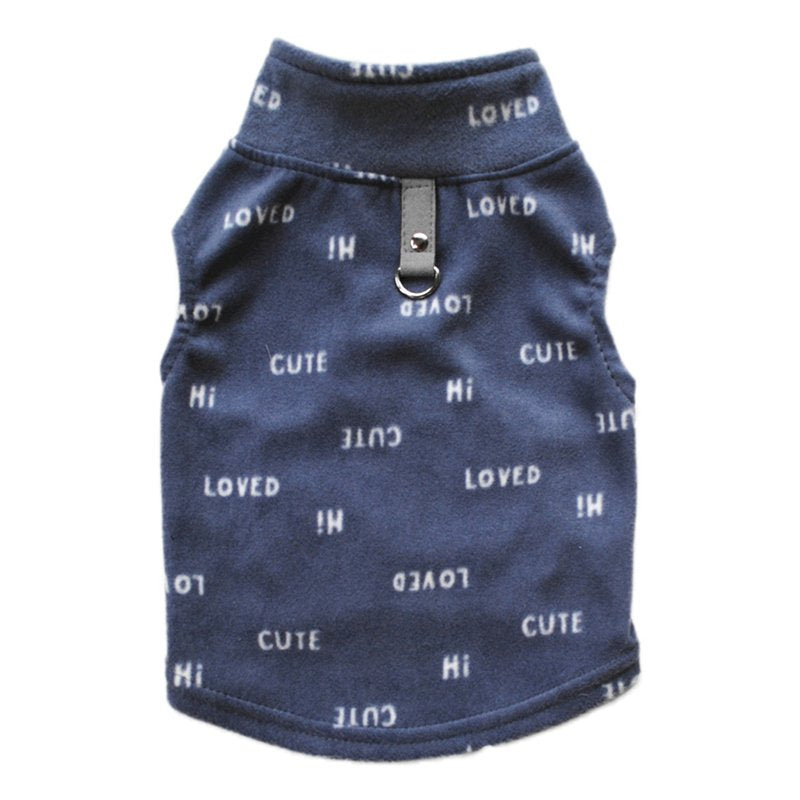 Dog Sweater, Soft Fleece Vest with Leash Ring Pullover Jacket Winter Pet Dog Clothes for Puppy Small Dog Cat Teddy Chihuahua Yorkshire for Christmas Animals & Pet Supplies > Pet Supplies > Cat Supplies > Cat Apparel Vicooda   