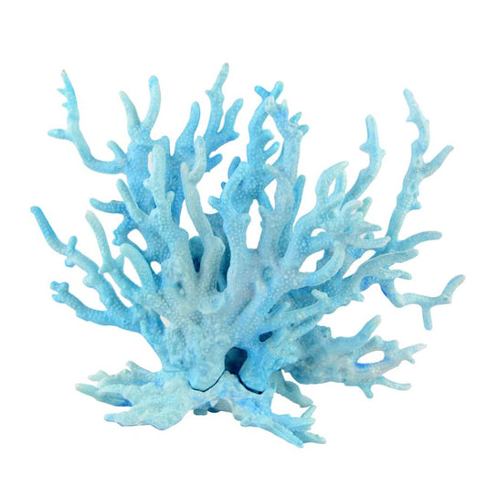 Artificial Resin Coral for Aquarium Fish Tank Background Animals & Pet Supplies > Pet Supplies > Fish Supplies > Aquarium Decor HOMYL S Blue 