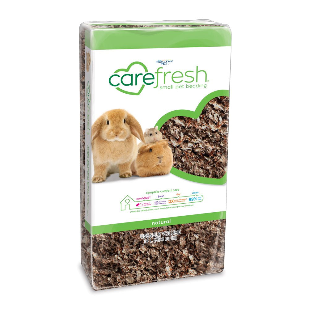 Carefresh Natural Paper Small Pet Bedding, 14L Animals & Pet Supplies > Pet Supplies > Small Animal Supplies > Small Animal Bedding Healthy Pet   