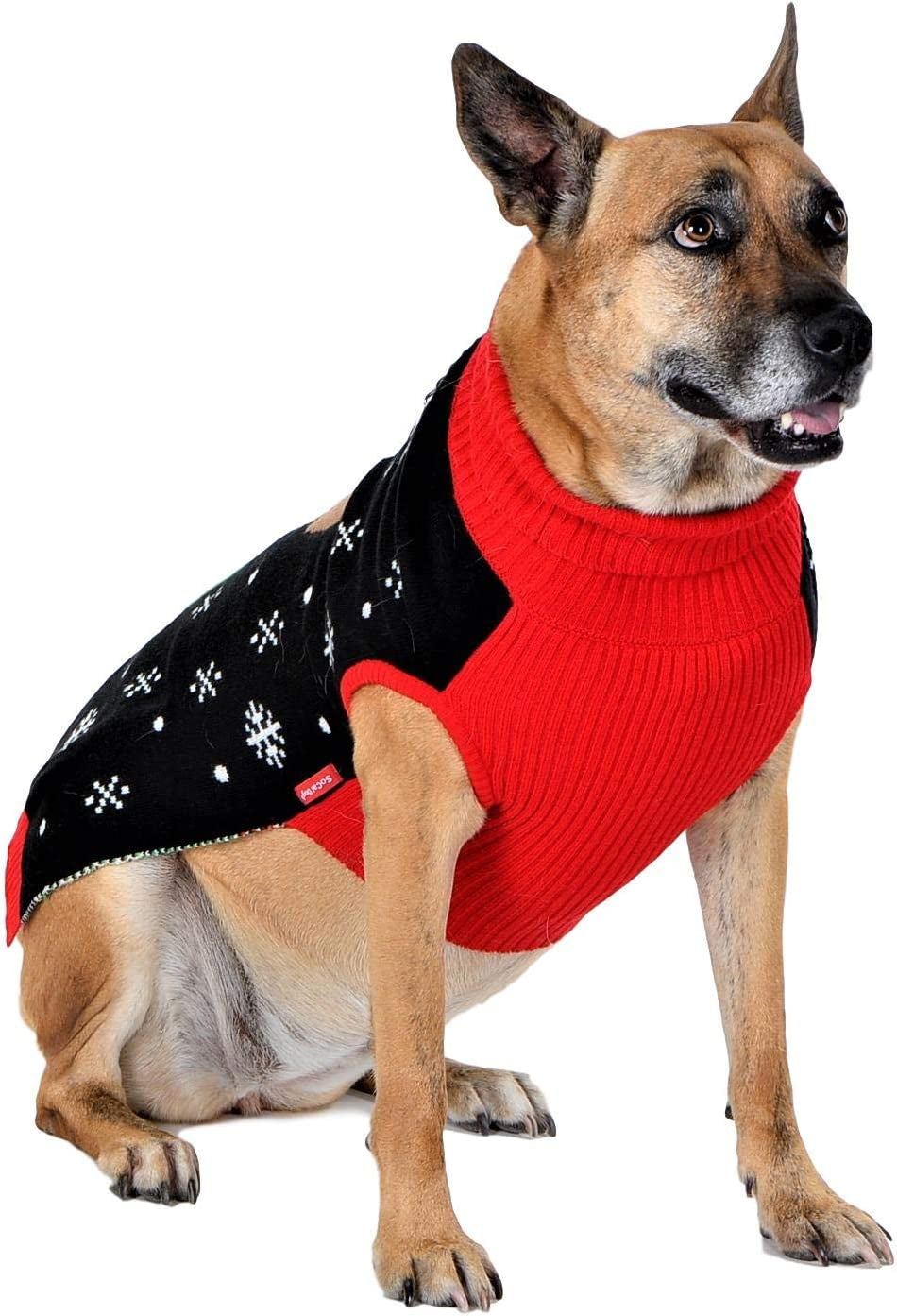 Socal Look Dogs Christmas Sweaters Santa Puppy Pug Pullover Small Black Animals & Pet Supplies > Pet Supplies > Dog Supplies > Dog Apparel SoCal Look   