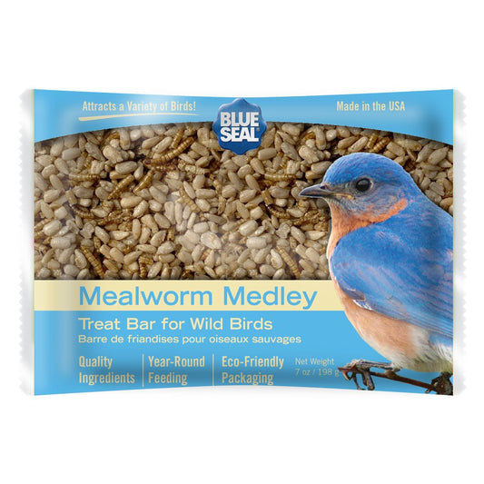 Mealworm Medley Treat Wild Bird Suet 12 Pack Animals & Pet Supplies > Pet Supplies > Bird Supplies > Bird Treats Kent Nutrition Group   