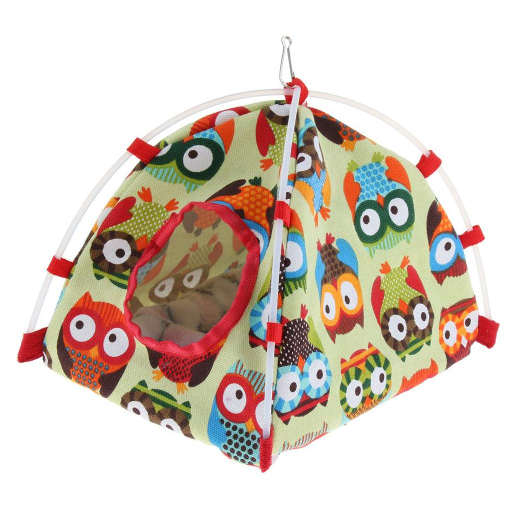 Bed, Parrot Habitat Cave Hanging Tent, Cage Decoration for Small Animals - L L Animals & Pet Supplies > Pet Supplies > Small Animal Supplies > Small Animal Habitats & Cages perfeclan   