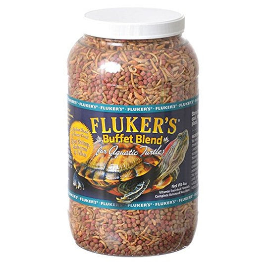 Fluker'S Buffet Blend Turtle Food for Aquatic Turtles, 4 Lb Animals & Pet Supplies > Pet Supplies > Reptile & Amphibian Supplies > Reptile & Amphibian Food Fluker's   