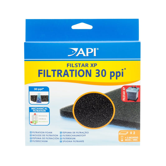 API Filstar Filtration Foam, Aquarium Canister Filter Filtration Pads, 2-Count Animals & Pet Supplies > Pet Supplies > Fish Supplies > Aquarium Filters Mars Fishcare   