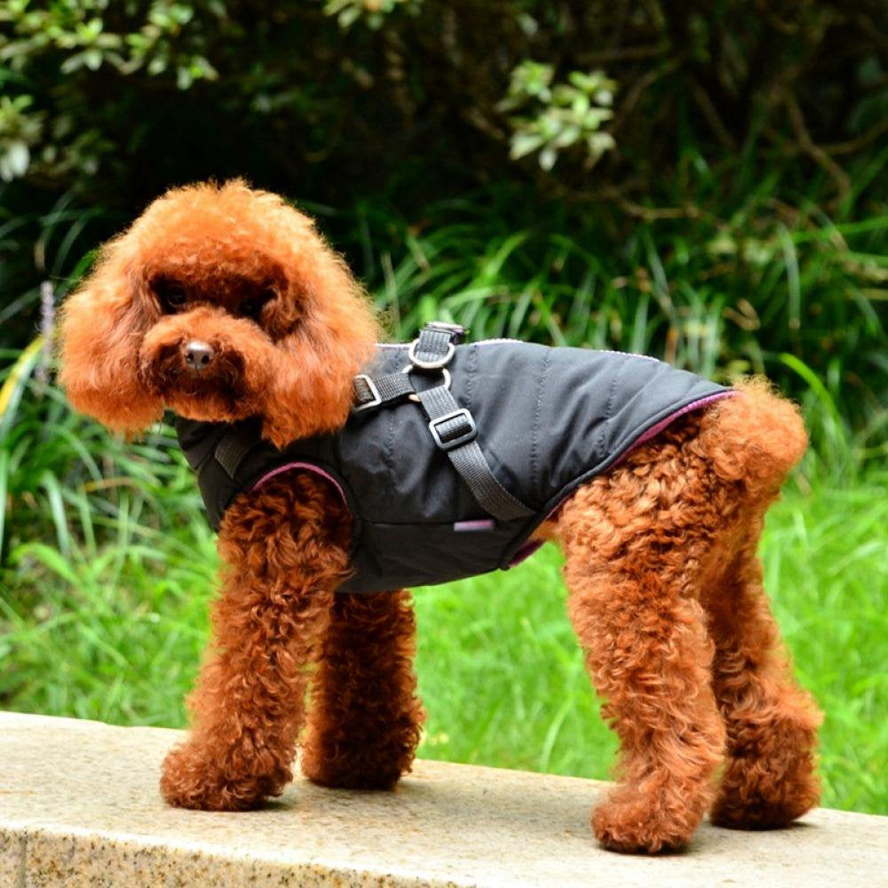 Dog Vest Winter Coat Warm Dog Apparel for Cold Weather Dog Jacket for Small Medium Large Dogs with Furry Collar Animals & Pet Supplies > Pet Supplies > Dog Supplies > Dog Apparel 774242303   