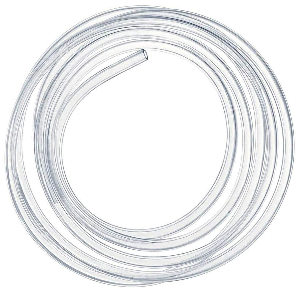 Clear PVC Tube, 10 Metre Air Hose Pipe Clear Flexible, Aquarium Pond Hose, Fuel Hose, Oil Hose, 5Mm ID X 8Mm OD Water/Air Hose Pipe Animals & Pet Supplies > Pet Supplies > Fish Supplies > Aquarium & Pond Tubing WELLXUNK   