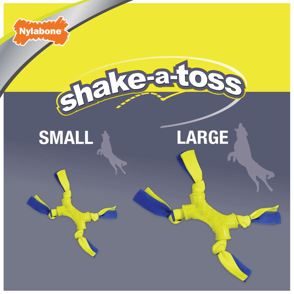 Nylabone Power Play Interactive Dog Toy Shake-A-Toss Shake-A-Toss Large (1 Count) Animals & Pet Supplies > Pet Supplies > Dog Supplies > Dog Toys Central Garden and Pet   