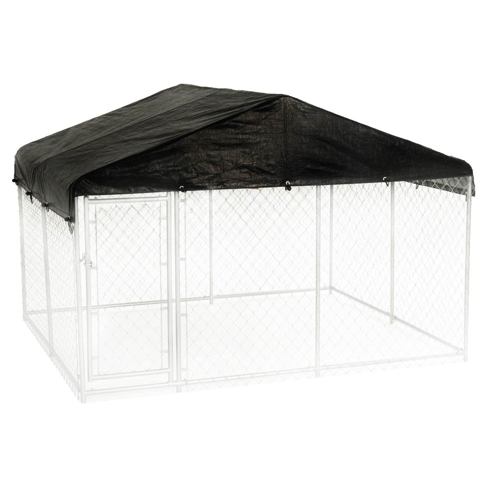 Weatherguard 10' X 10' Dog Run Kennel Waterproof Roof Cover Only (2 Pack) Animals & Pet Supplies > Pet Supplies > Dog Supplies > Dog Kennels & Runs Weatherguard   