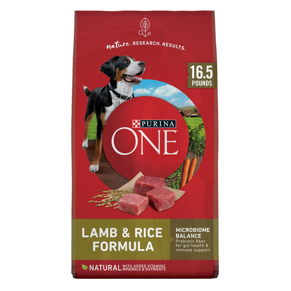 Purina ONE Natural Dry Dog Food, Smartblend Lamb & Rice Formula, 8 Lb. Bag Animals & Pet Supplies > Pet Supplies > Small Animal Supplies > Small Animal Food Nestlé Purina PetCare Company 16.5 lb.  