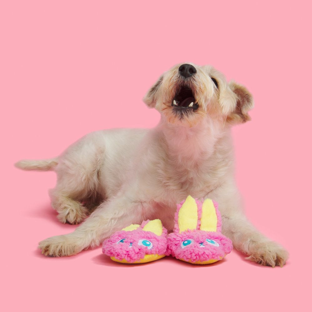 BARK Flopsy and Bobpsy Slippies Dynamic Duo Dog Toys - Barkfest in Bed Animals & Pet Supplies > Pet Supplies > Dog Supplies > Dog Toys BARK   