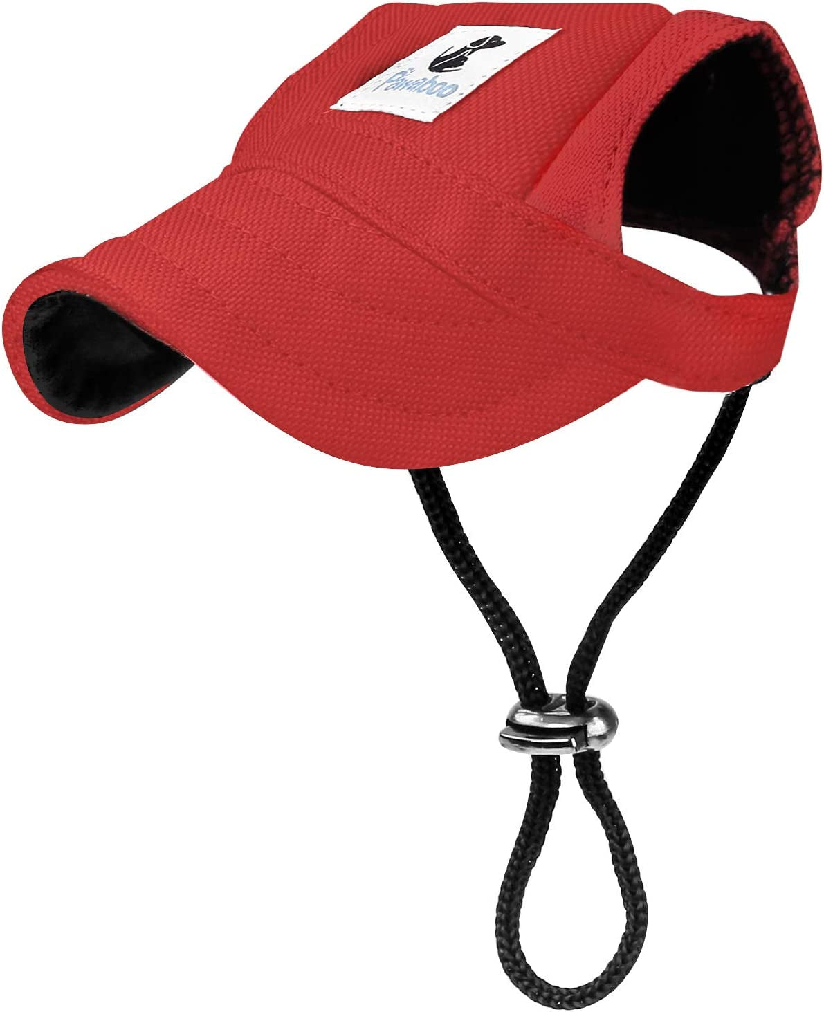 Pawaboo Dog Baseball Cap, Adjustable Dog Outdoor Sport Sun Protection Baseball Hat Cap Visor Sunbonnet Outfit with Ear Holes for Puppy Small Dogs, Small, Red Animals & Pet Supplies > Pet Supplies > Dog Supplies > Dog Apparel Pawaboo Red Large (Pack of 1) 