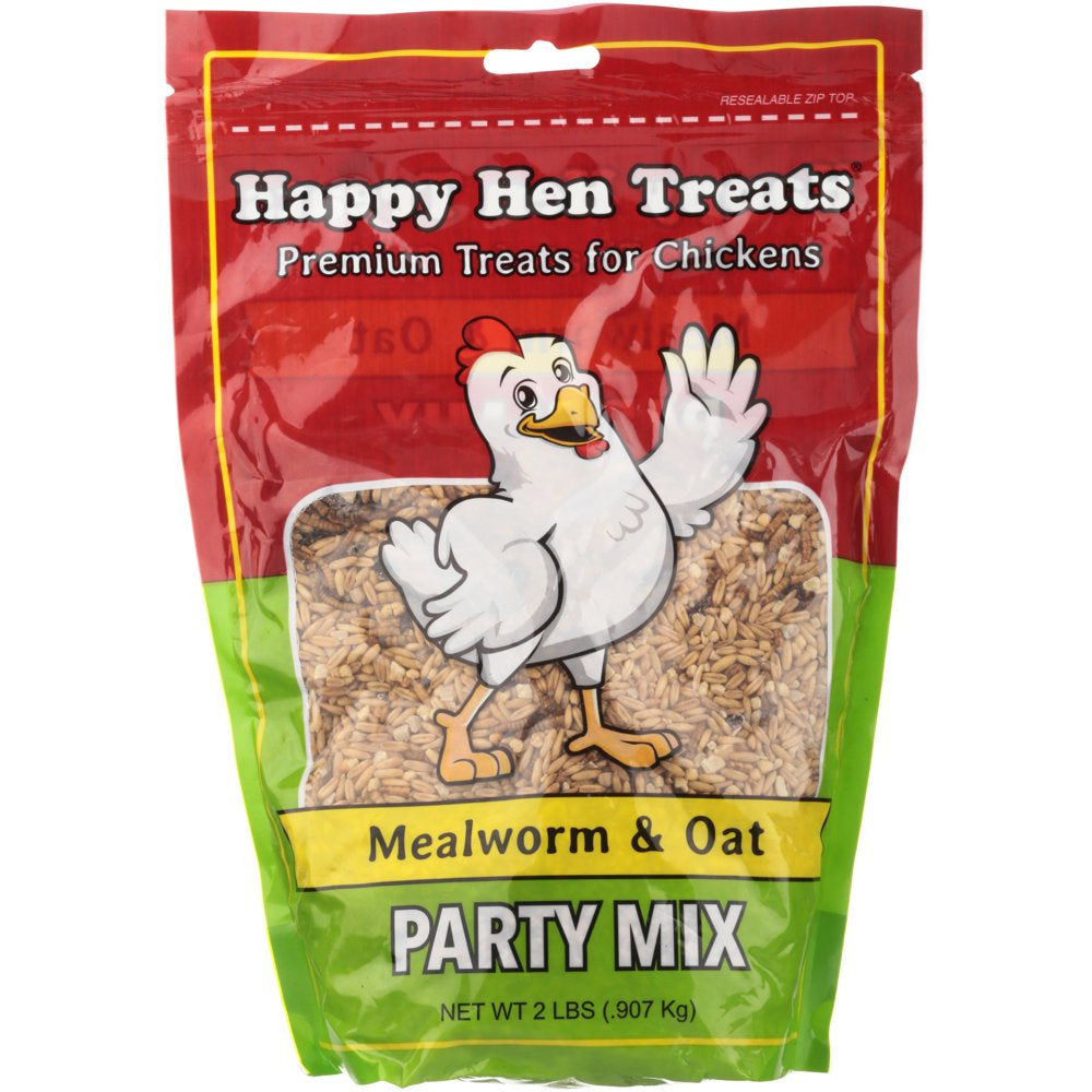 HAPPY HEN TREATS 17015 2LB Mealworm/Oats Mix Animals & Pet Supplies > Pet Supplies > Bird Supplies > Bird Treats Happy Hen Treats   